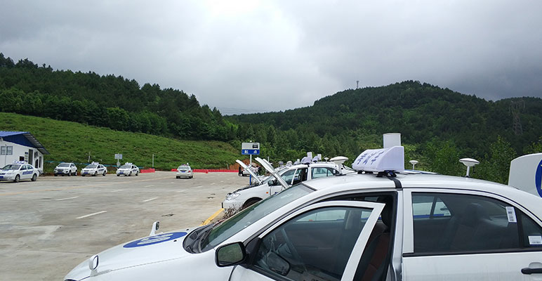 高精度接收机大规模应用于西南山区驾考场景